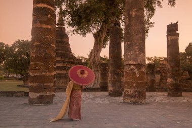 Asya Tayland Sukhothai Wat Mahathis
