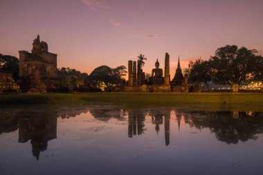 Asya Tayland Sukhothai Wat Mahathat Buddha