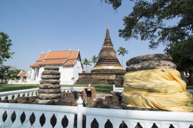 Asya Tayland Sukhothai Wat tra Phang Thong