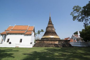 Asya Tayland Sukhothai Wat tra Phang Thong