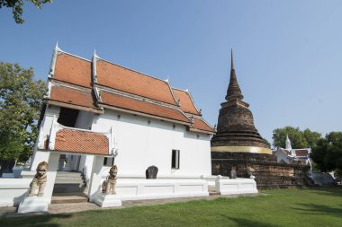 Asya Tayland Sukhothai Wat tra Phang Thong