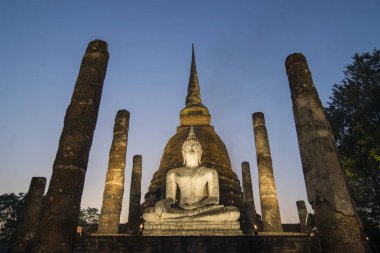 Asya Tayland Sukhothai Wat sa si Tapınağı