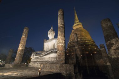 Asya Tayland Sukhothai Wat sa si Tapınağı