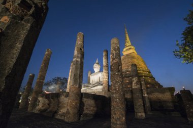 Asya Tayland Sukhothai Wat sa si Tapınağı