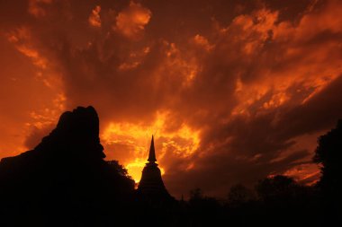 Asya Tayland Sukhothai Temple Wat Chang Lom