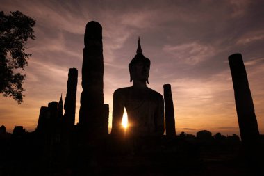 Asya Tayland Sukhothai Tapınağı