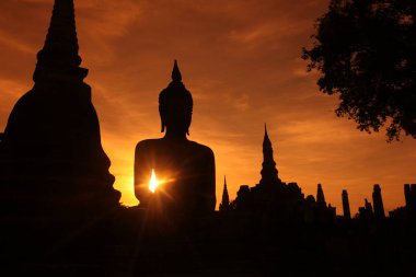 Asya Tayland Sukhothai Tapınağı