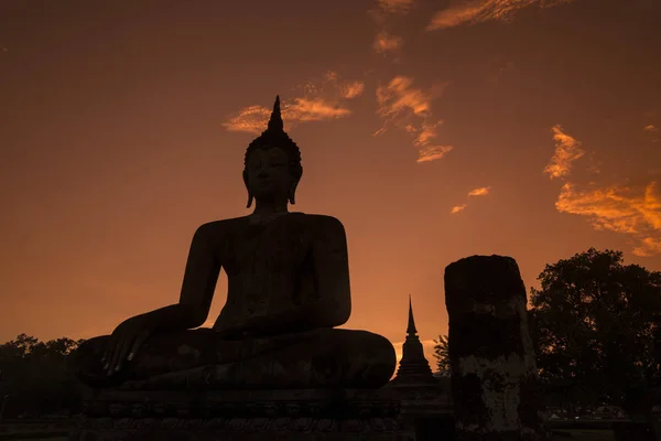 Asia Thajsko Sukhothai Wat Mahaten Buddha — Stock fotografie