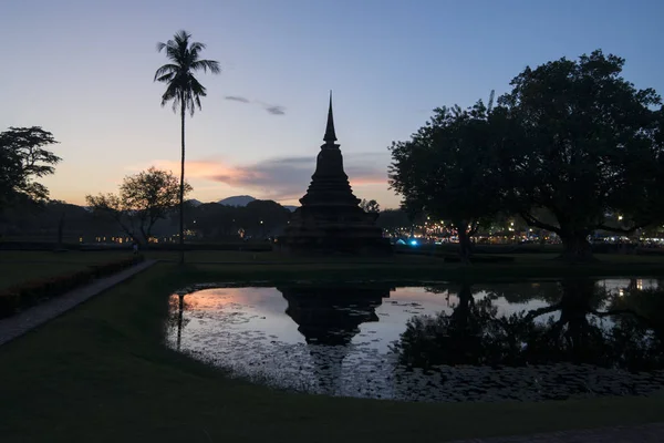 Azië Thailand Sukhothai tempel Stupa — Stockfoto