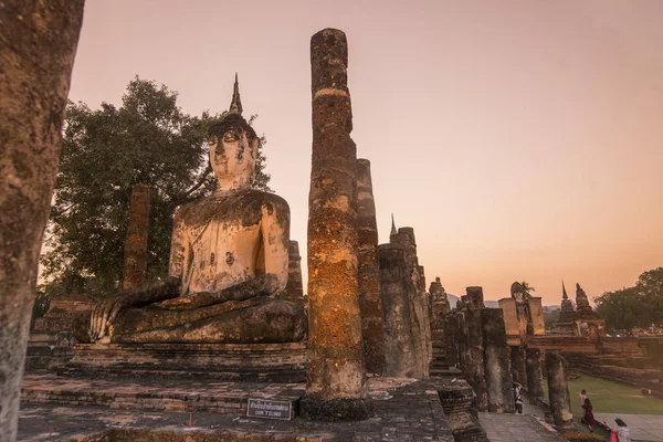 Ásia Tailândia Sukhothai Wat Mahathat Temple — Fotografia de Stock