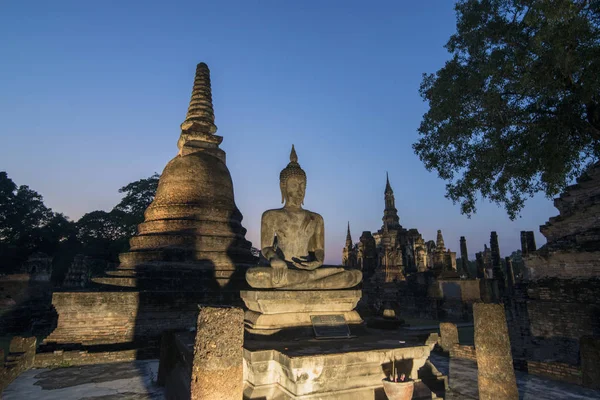 Asia Thailandia Sukhothai Wat Mahathat Tempio — Foto Stock