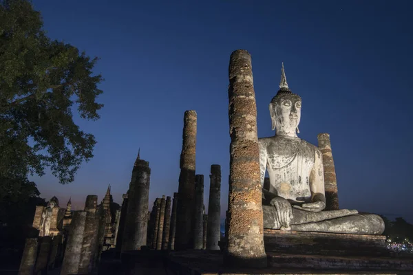 ASIA THAILAND SUKHOTHAI WAT MAHATHAT TEMPLE — Stock Photo, Image