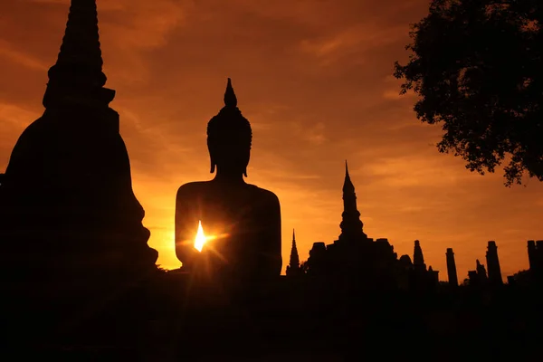 ASIA THAILAND SUKHOTHAI TEMPLE — Stock Photo, Image