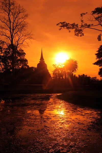 ASIA THAILAND SUKHOTHAI TEMPLE STUPA — Stock Photo, Image