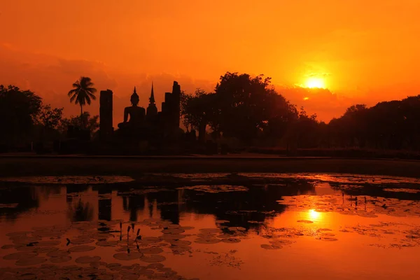 ASIA THAILANDIA SUKHOTHAI TEMPLE STUPA — Foto Stock