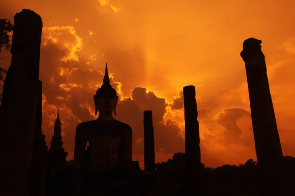 Azja Tajlandia Sukhothai Temple Stupa — Zdjęcie stockowe