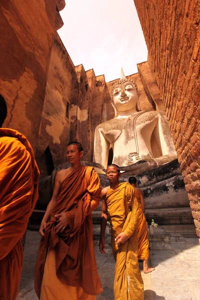 Asya Tayland Sukhothai Wat si Chum — Stok fotoğraf