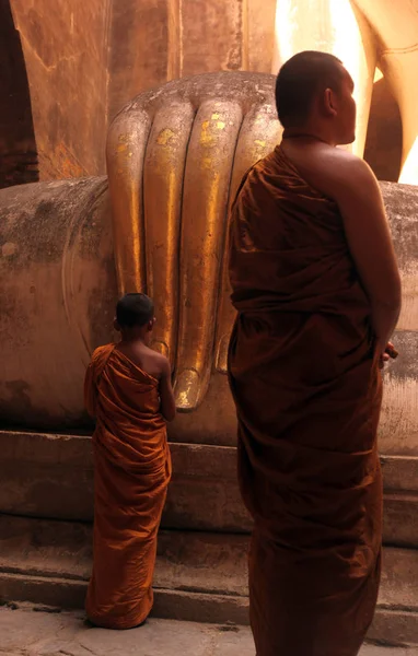Ázsia Thaiföld Szukhothai Wat si Chum — Stock Fotó
