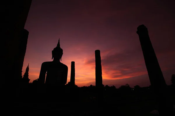 ASIA THAILAND SUKHOTHAI TEMPLE STUPA — Stock Photo, Image