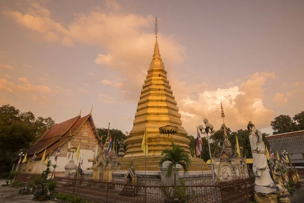 泰国 Phrae Wat Phra 那 Chom Chaeng — 图库照片