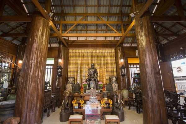 THAILAND PHRAE WOOD HOUSE BAANTEP MUSEUM — Stock Photo, Image