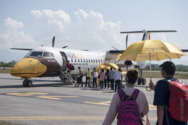 THAILAND PHRAE AIRPLANE NOK AIR — Stock Photo, Image