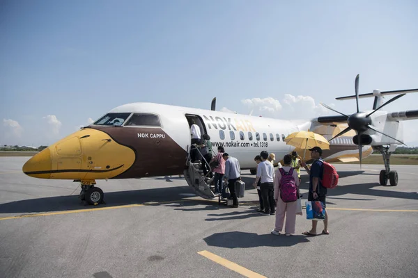 THAILAND PHRAE AIRPLANE NOK AIR — Stock Photo, Image