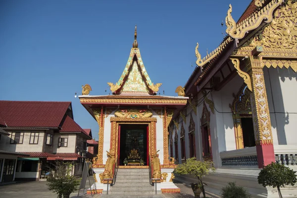 Templo tailandês de Phrae Wat de Tailândia — Fotografia de Stock