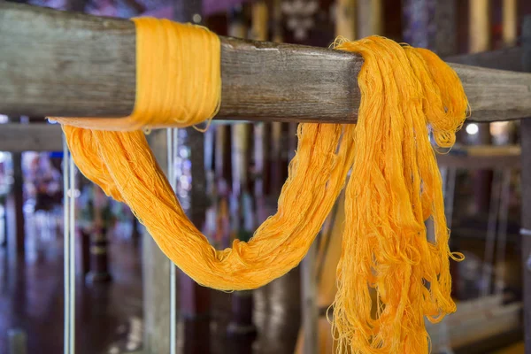 THAILAND PHRAE WAT JOM SAWAN SILK — 스톡 사진