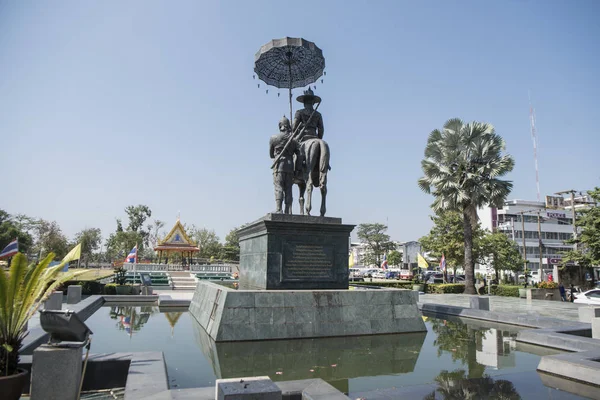 Thajský památník Phitsanulok Phraya Chakri — Stock fotografie