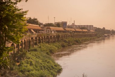 Tayland Phitsanulok Şehir Maenam Nehri