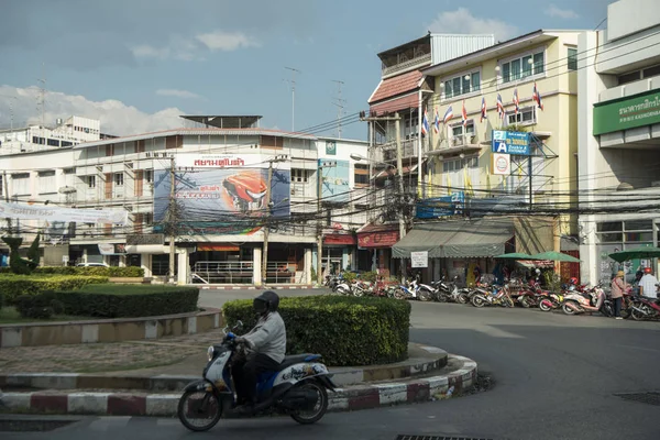 Thailand Phitsanulok City Road — Stockfoto
