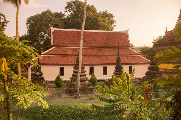 Tayland Phitsanulok Wat Racha Burana Tapınağı — Stok fotoğraf