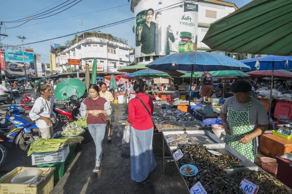 泰国 昌塔布里·塔拉特南普市场 — 图库照片