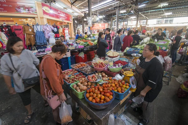 Thailand Chanthaburi Talat Namphu markt — Stockfoto