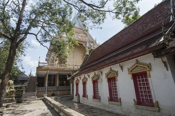Tayland Chanthaburi Wat Chantanaram Temle — Stok fotoğraf