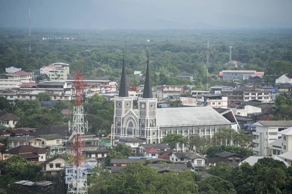 Thajsko kostel Čthaburi City Mary — Stock fotografie