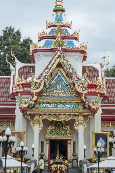 Tailândia santuário da coluna da cidade de Chanthaburi — Fotografia de Stock