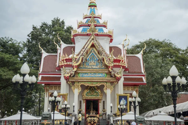 泰国昌塔布里市支柱神社 — 图库照片