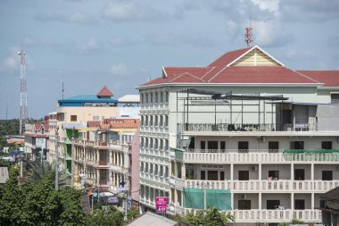 Kamboçya Battambang Şehir Manzarası