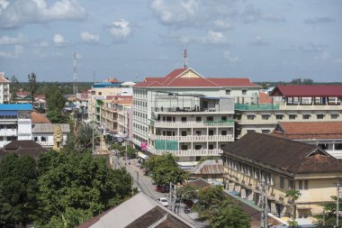 Kamboçya Battambang Şehir Manzarası