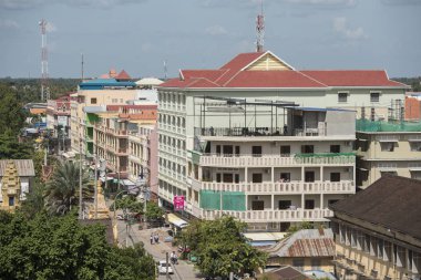 Kamboçya Battambang Şehir Manzarası