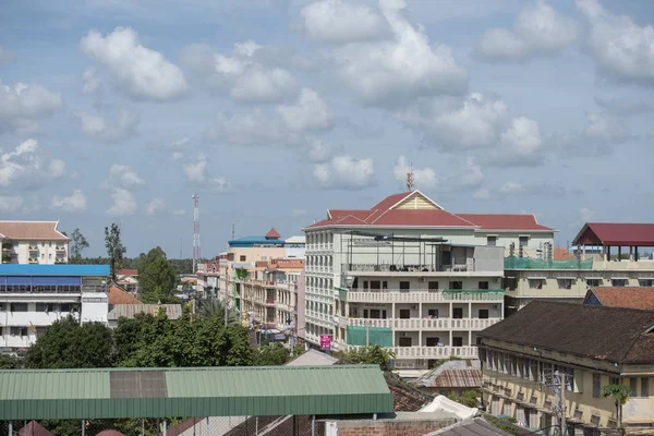 Pohled Kambodže Battambang — Stock fotografie