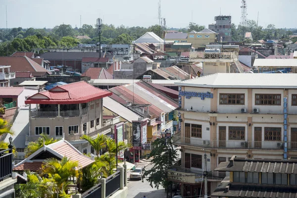 Pohled Kambodže Battambang — Stock fotografie