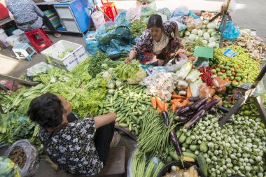 Kamboçya Battambang Pazar Psar Thmei