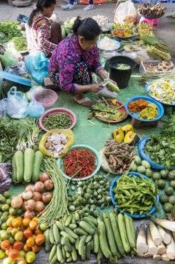 Kamboçya Battambang Pazar Psar Thmei