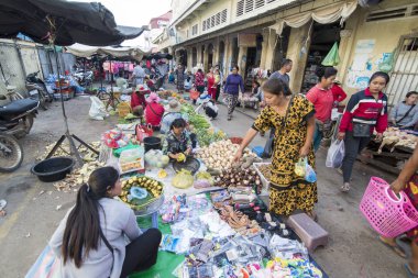 Kamboçya Battambang Pazar Psar Thmei