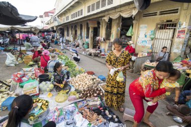 Kamboçya Battambang Pazar Psar Thmei