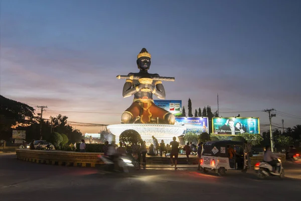 CAMBODIA BATTAMBANG TA DAMBONG STATUE — Stock Photo, Image