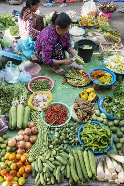 Kambodja Battambang marknaden PSAR Thmei — Stockfoto